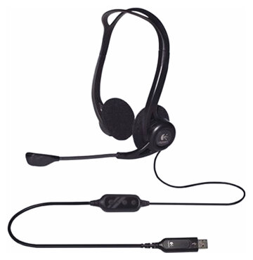 Гарнитура Logitech Stereo Headset PC960 (USB) Black Гарнитура Logitech Stereo Headset PC960 (USB) Black