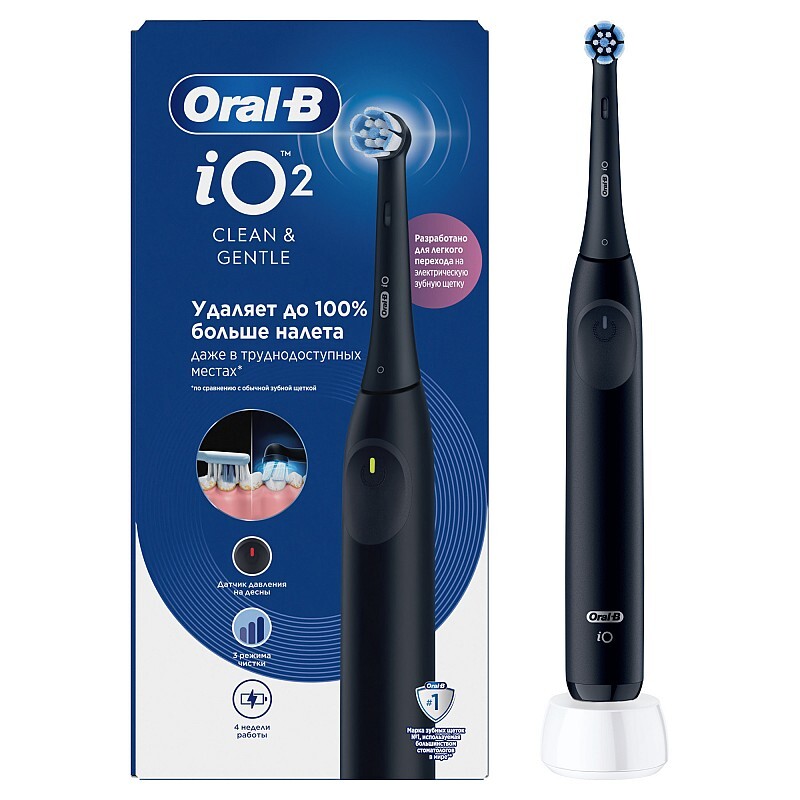 Электрическая зубная щетка Oral-B iOS2 BK черная тип 3770