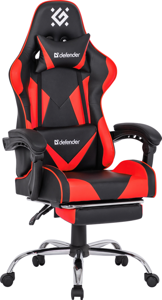 Игровое кресло Defender Pilot Black/Red