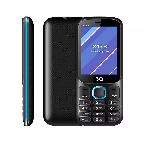 Мобильный телефон BQ 2820 Step XL+ Black+Blue