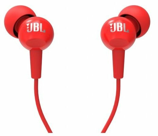 Наушники вкладыши JBL C100si Red