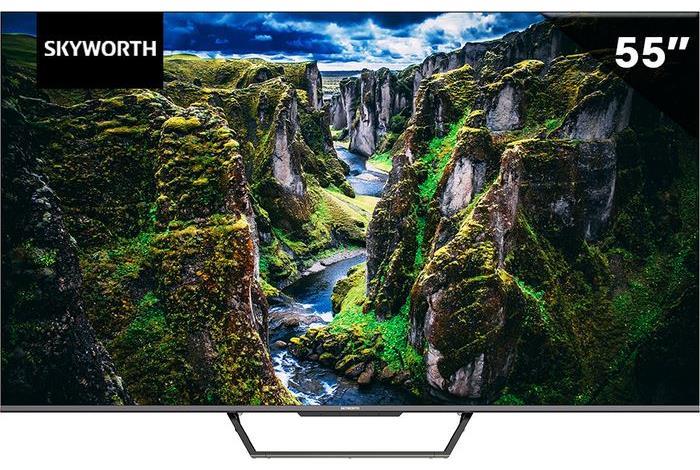 ЖК-телевизор, QLED Skyworth 55SUE9500 черный