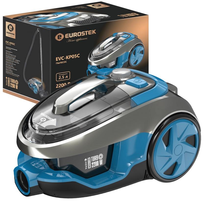 Пылесос Eurostek EVC-KP05С Бирюзовый