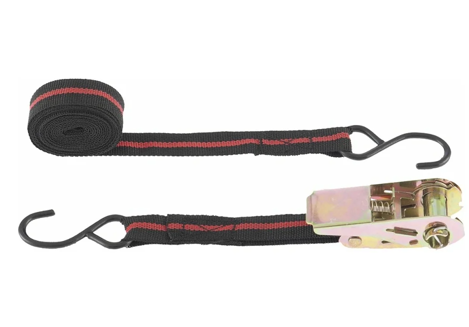 Ремень багажный с крюками Sparta 5м, храповый механизм