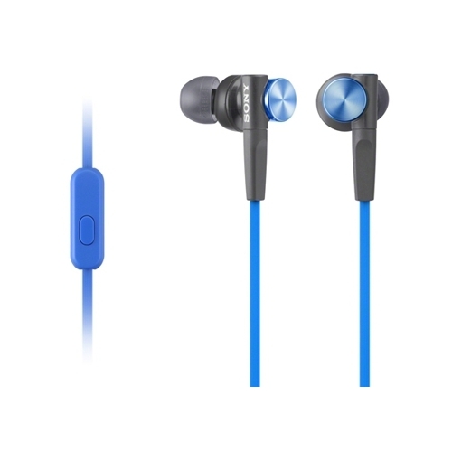 Наушники вкладыши Sony MDR-XB50AP Blue