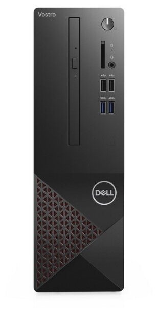 Системный блок Dell Vostro 3681 Core i3 10100/8Gb/256Gb SSD/1Tb HDD/UHD 630 Win10Pro Black 3681-9141