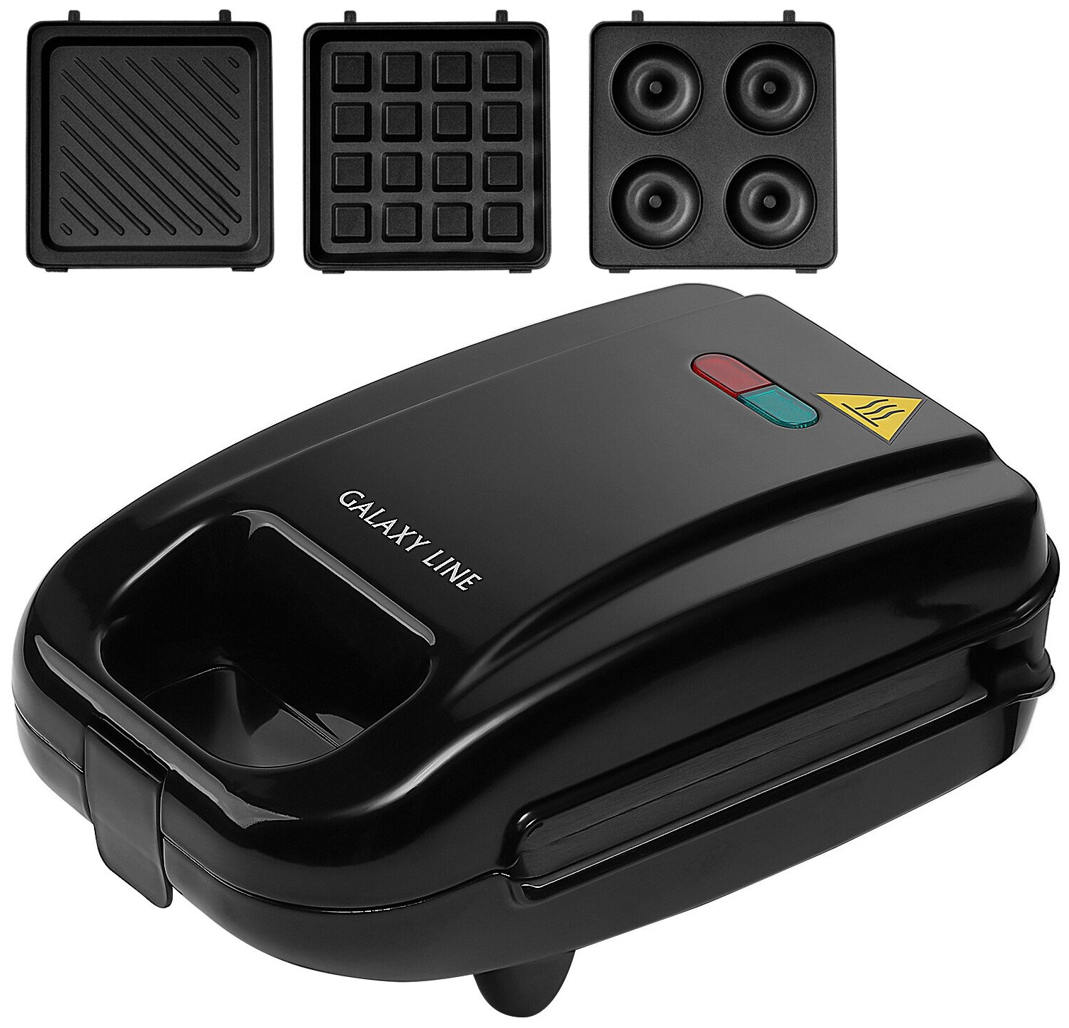 Вафельница Galaxy LINE GL 2972 Черный