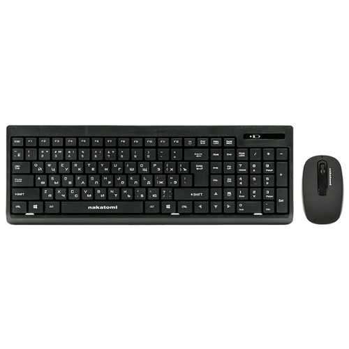 Клавиатура и мышь Nakatomi KMRON-1005U Black USB