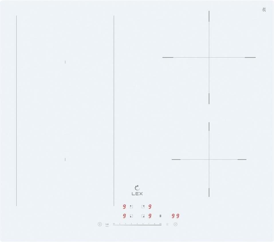 Индукционная варочная поверхность LEX EVI 641A WH