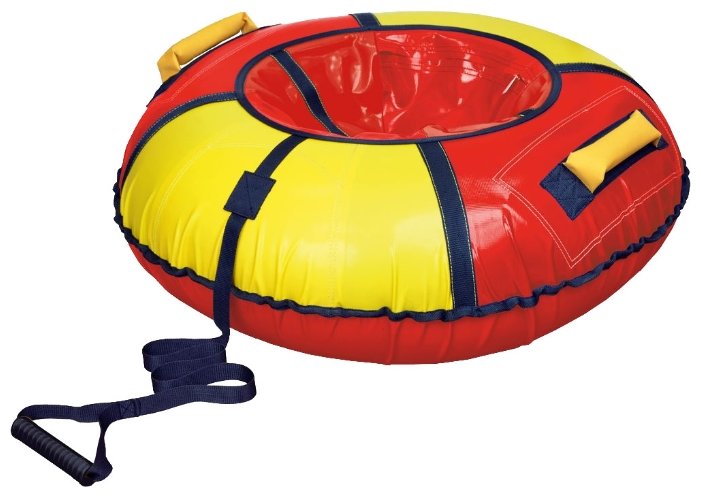 Тюбинг Nika принт ТБ1К-70 Красный с желтым