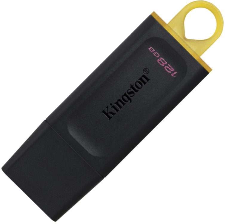 USB накопитель 128Gb USB3.2 Kingston DataTraveler Exodia Black