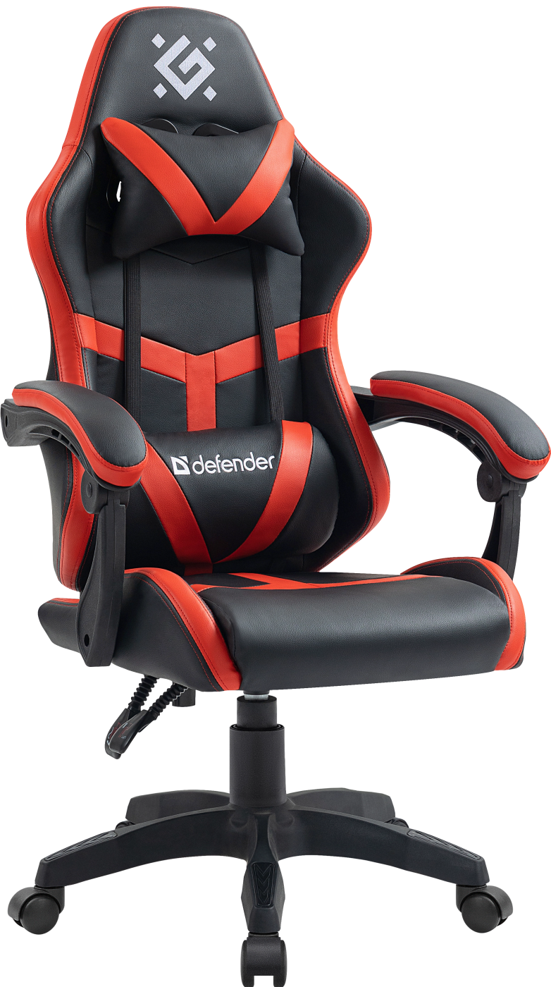 Игровое кресло Defender Synergy Black/Red (Экокожа)