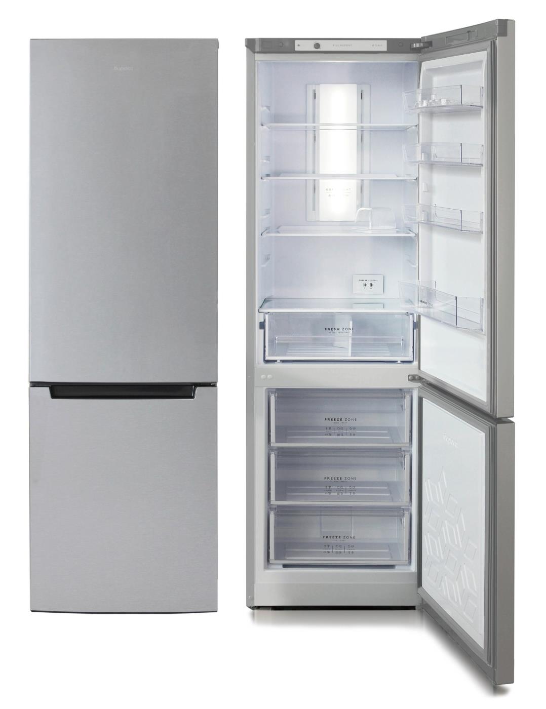 Холодильник Бирюса C860NF серый