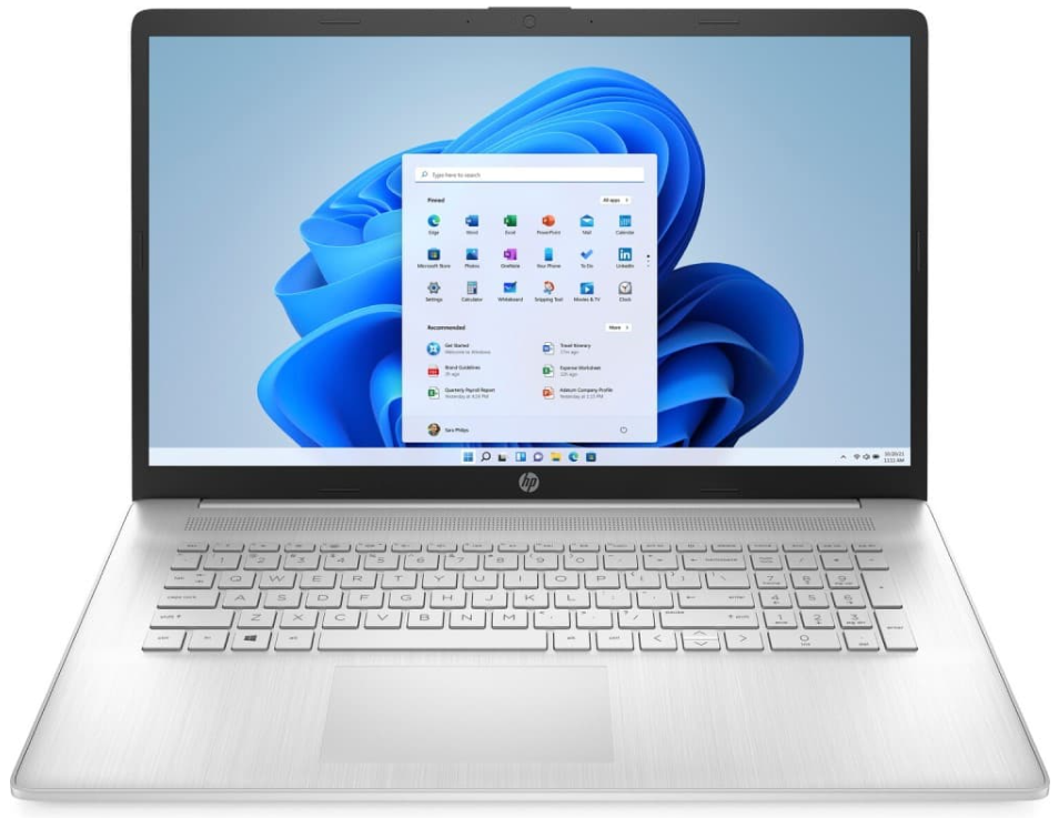 Ноутбук HP 17-cp0141ur Ryzen 3 5300U/8Gb/512Gb SSD/Vega 6 (Win11) Natural Silver