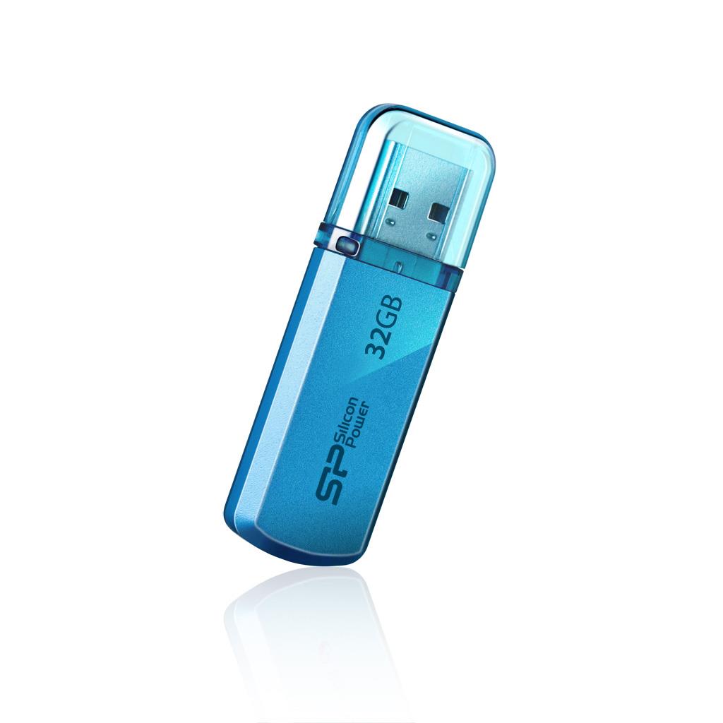 USB накопитель 32Gb USB2.0 Silicon Power Helios 101 Blue