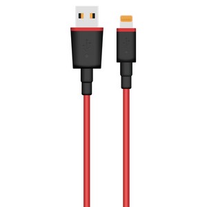 USB кабель Lightning Krutoff Modern (1m) красный