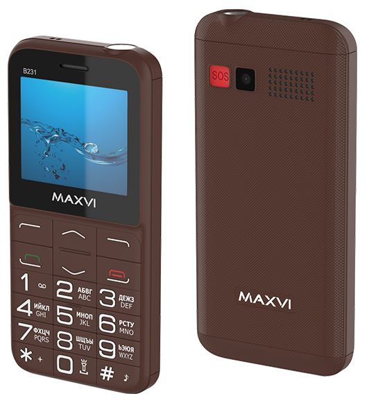 Мобильный телефон MAXVI B231 Brown