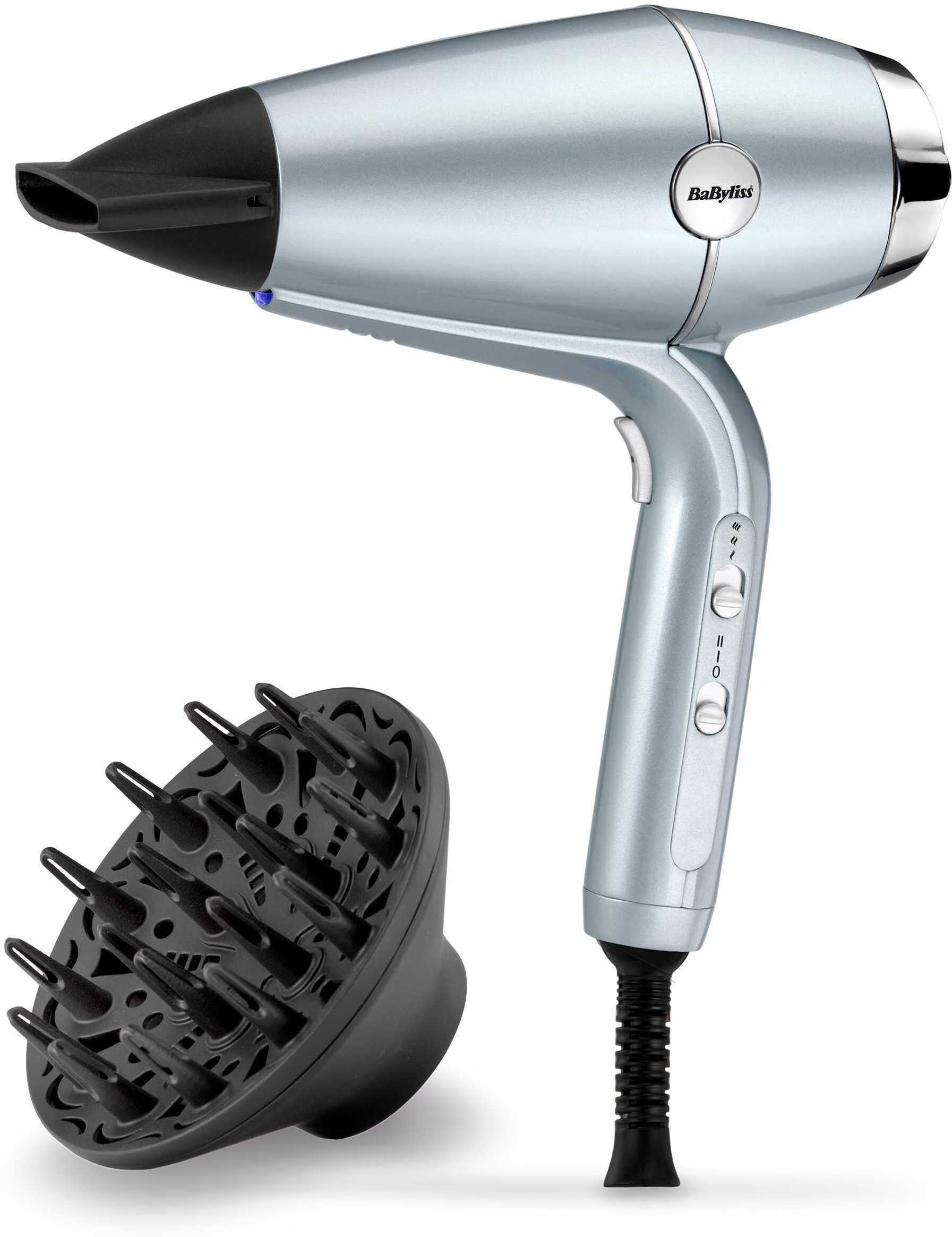 Фен BaByliss D773DE голубой/черный