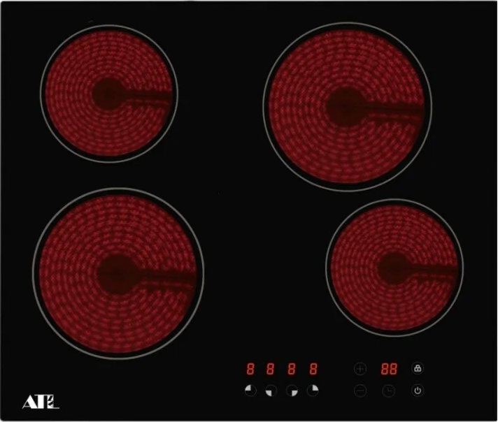 Электрическая варочная поверхность ATLAN 3 KRC 640 C BK