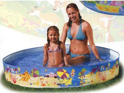 Бассейн виниловый Intex 56451NP 152x25 см. Пляж . (в коробке)