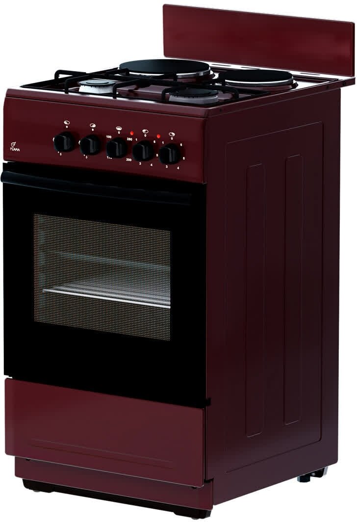 Плита комбинированная FLAMA RK 2201 В коричневый
