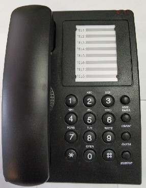 Телефон проводной Вектор 556/02 BLACK