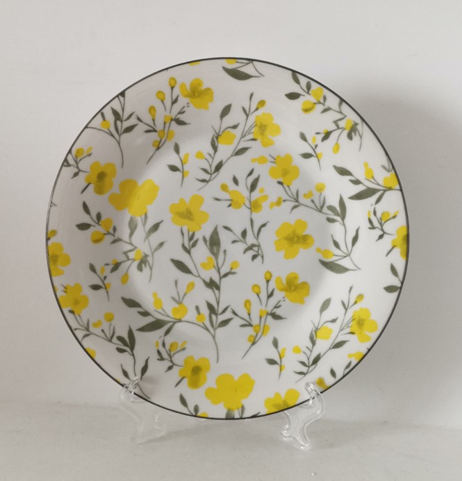 Тарелка Коралл Лютики 23см ZX2501-9FP 125041