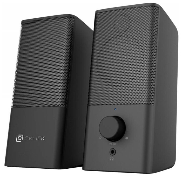 Компьютерная акустика 2.0 Oklick OK-128 Black