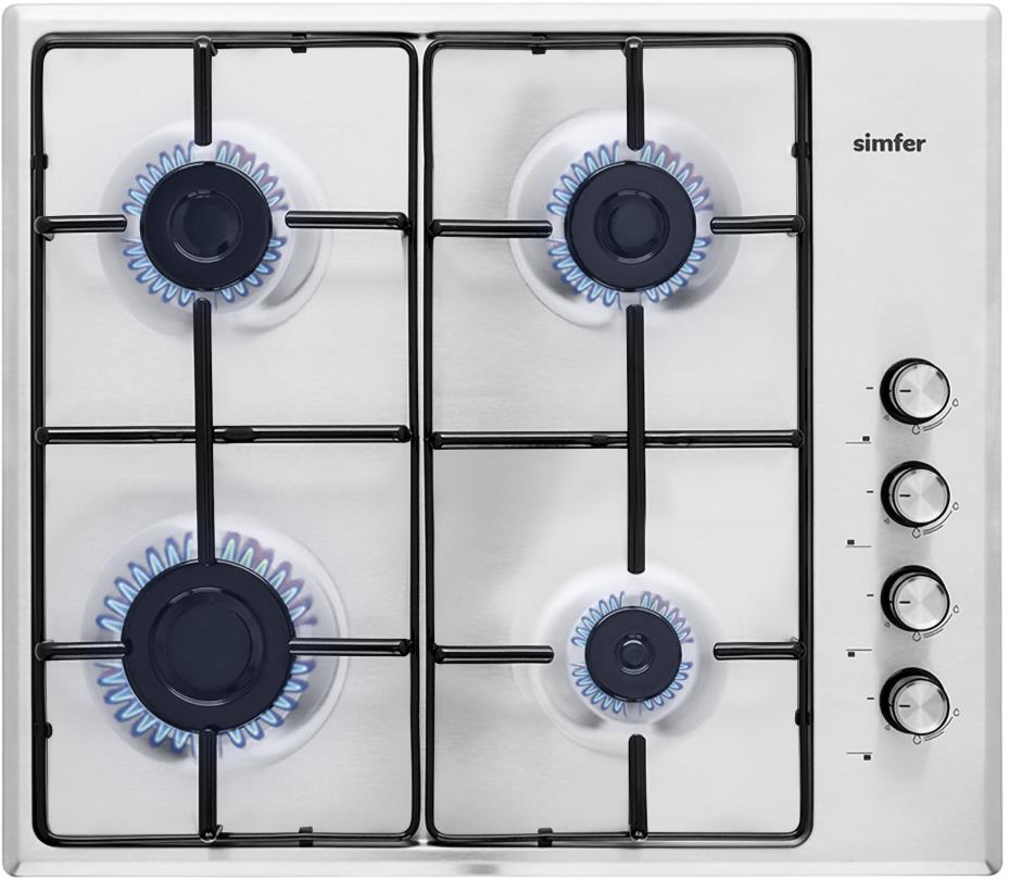 Газовая варочная поверхность Simfer H60Q40M411