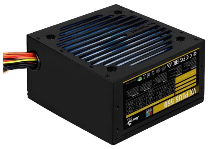 Блок питания Aerocool ATX 550W VX-550 RGB PLUS 120mm