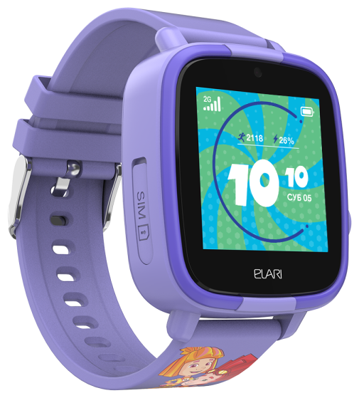 Умные часы детские Elari FixiTime Fun Purple