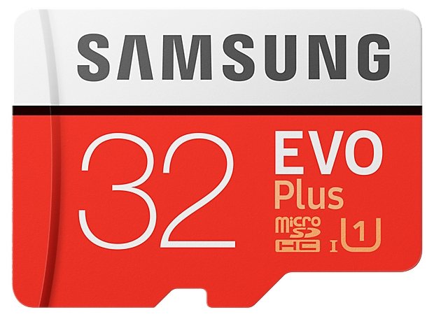 Карта памяти Samsung microSD Evo Plus 32Gb Cl10+ADP