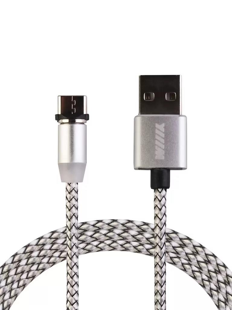 USB кабель магнитный Type-C WIIIX CBM980-UTC-10S (1m) Серебристый
