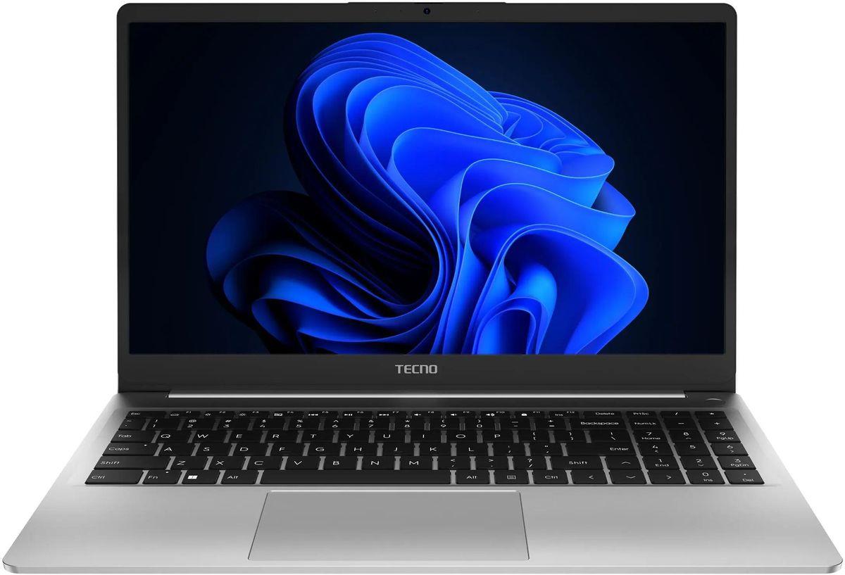Ноутбук TECNO MegaBook K15SDA Ryzen 5 7430U/16Gb/1Tb SSD/Vega 7/15.6" FHD IPS (Win11) Silver
