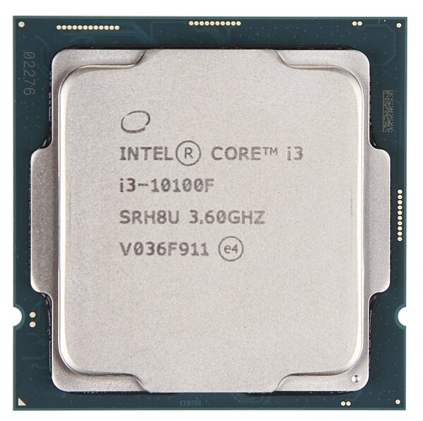 Процессор Intel Core i3 10100F LGA1200 BOX