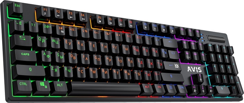 Клавиатура Defender Avis GK-312 RGB Led Механическая (USB) Black