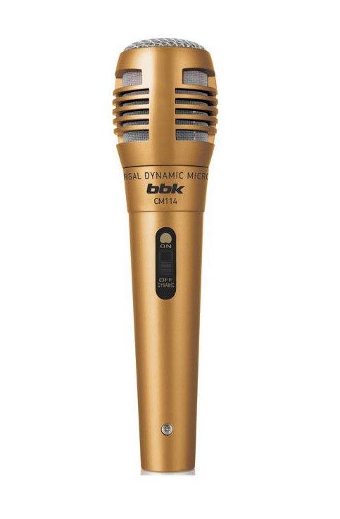 Микрофон BBK CM-114 бронзовый