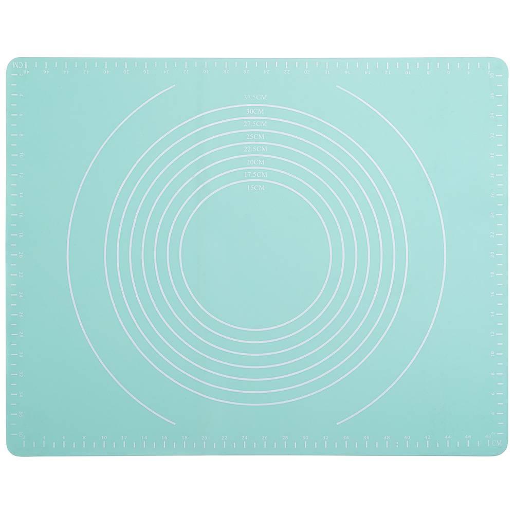 Коврик для раскатки теста голубой 50*39 см 923-122