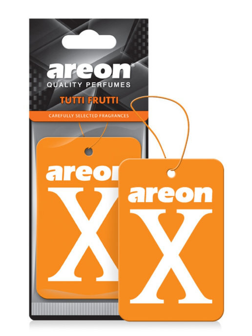 Ароматизатор для а/м Areon X-VERSION ORANGE - Tutti Frutti /Тутти Фрутти