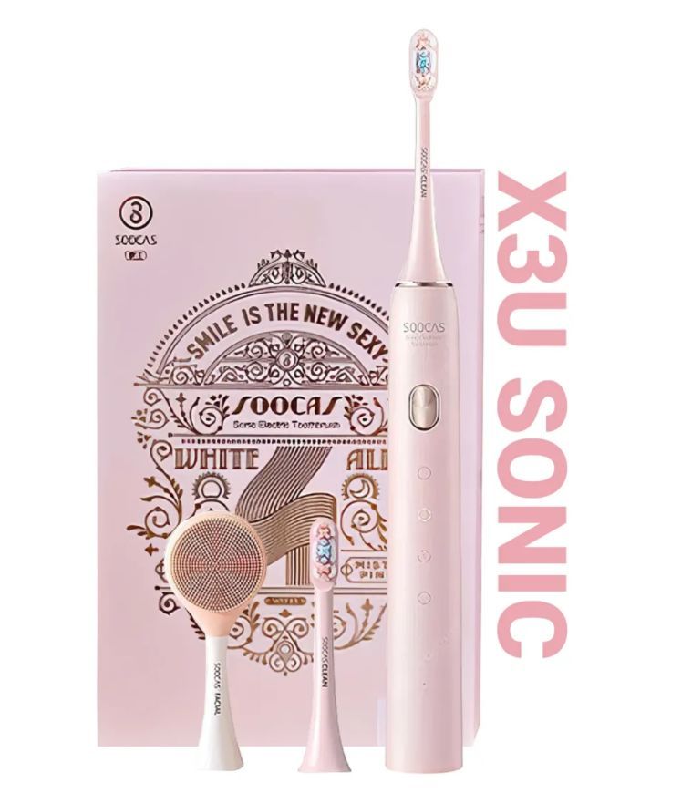 Зубная щетка XIAOMI SOOCAS ELECTRIC TOOTHBRUSH (розовая) X3U-P