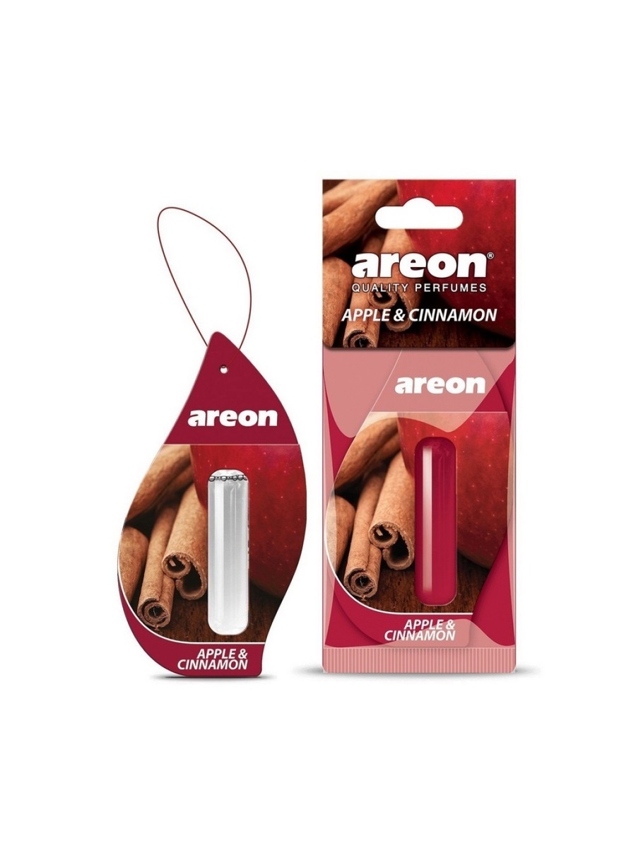 Ароматизатор для а/м Areon LIQUID 5 мл Apple & Cinnamon/Яблоко и корица