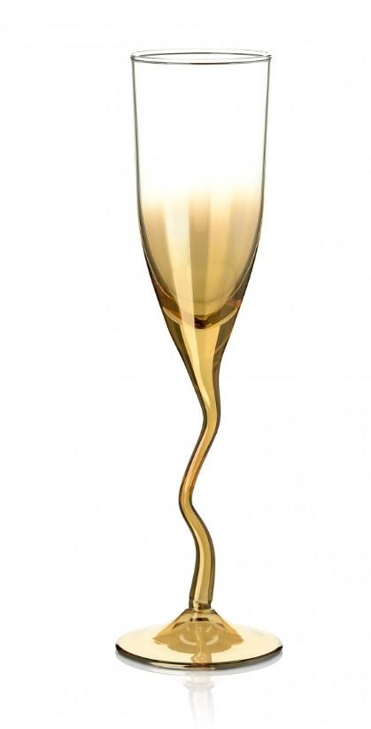 Набор бокалов Glasstar Медовый омбре-4 180мл 2шт изогнутая нога RNHO_8249_4