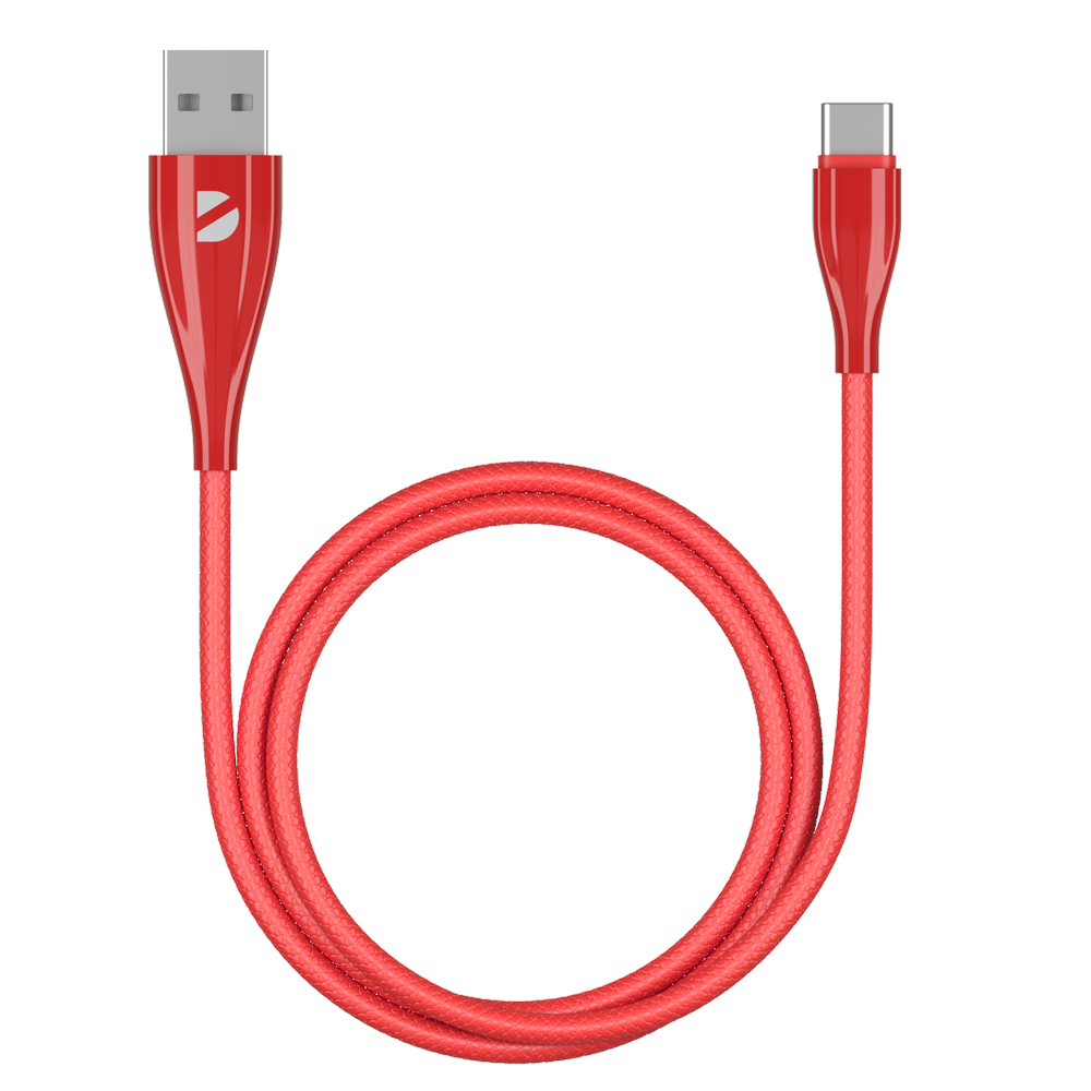 USB кабель Deppa Ceramic USB - Type-C Red (1м) 72290