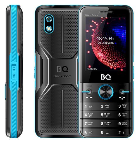 Мобильный телефон BQ 2842 Disco Boom Black+Blue