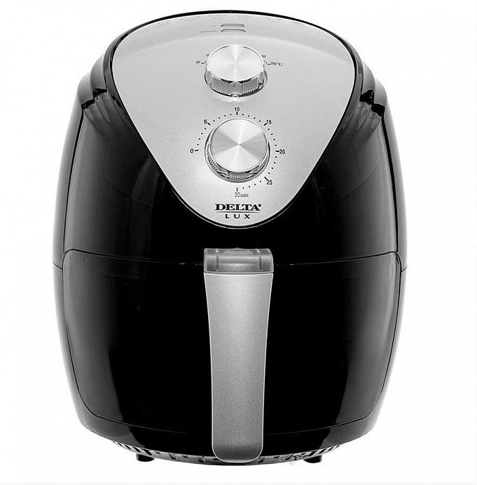 Аэрофритюрница Delta lux DE-6101 Черный