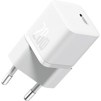 СЗУ Baseus GaN5 Fast Charger mini 1C 20W EU White