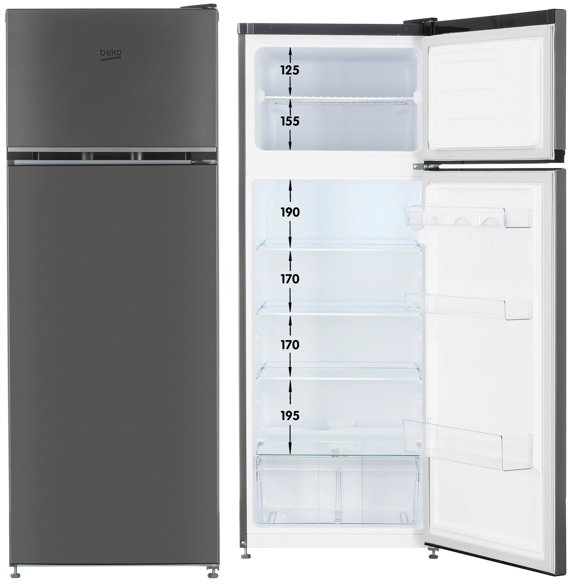 Холодильник BEKO B1RDSK240G