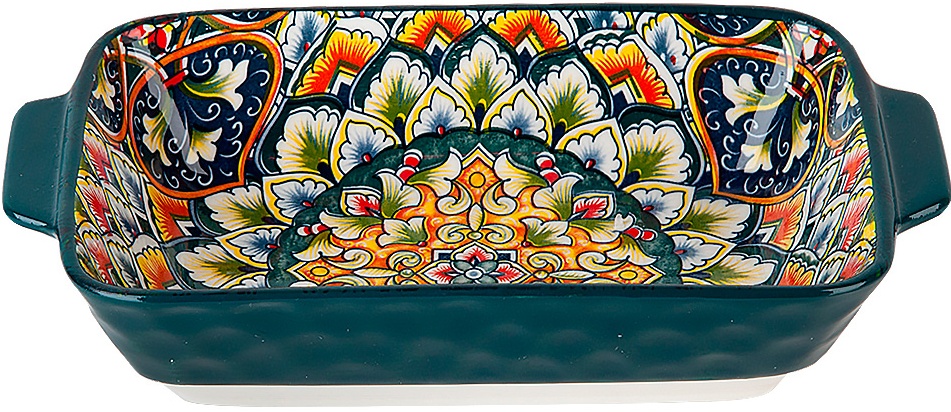 Блюдо NH Arabesque для запекания 22,5х12,5х5 см зеленый 0860212