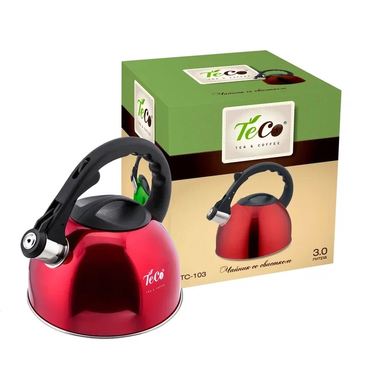 Чайник газовый Teco 3 л TC-103-R