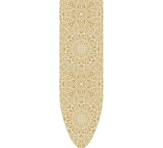 Чехол для гл. доски Inhome тефлон с поролоном 1300*550 мм Узоры на золотом INHIBC2/6